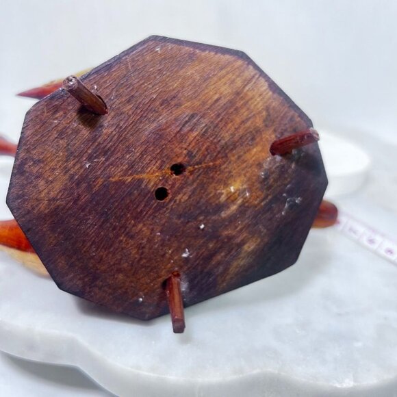 Vtg Carved Wooden Pelican Shore Bird CoastalCore Ocean Sea Beach Cabin Fishing - Picture 4 of 6